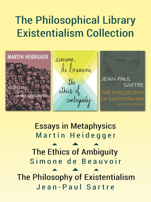 The Philosophical Library Existentialism Collection