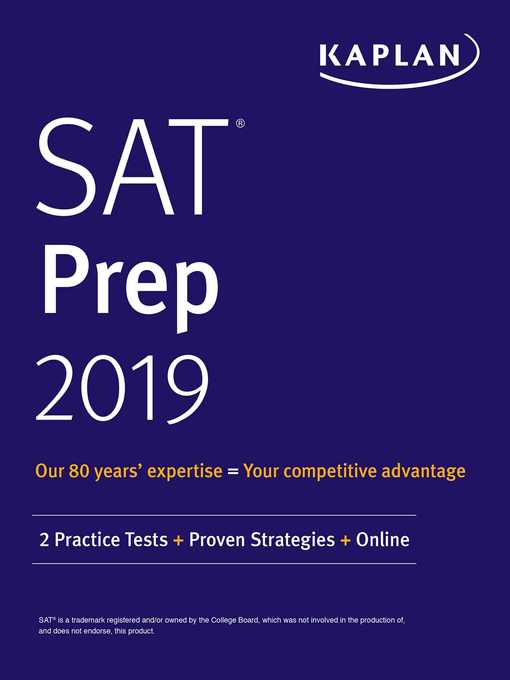 SAT Prep 2019