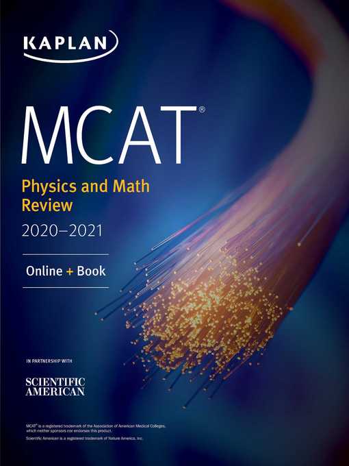 MCAT Physics and Math Review 2020-2021