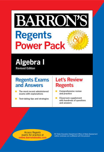 Regents Algebra I Power Pack Revised Edition