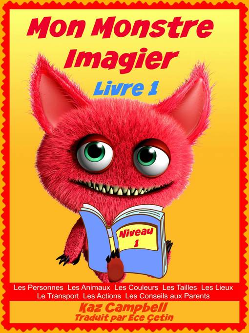 Mon Monstre--Imagier--Niveau 1 Livre 1