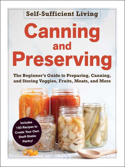 Canning and Preserving