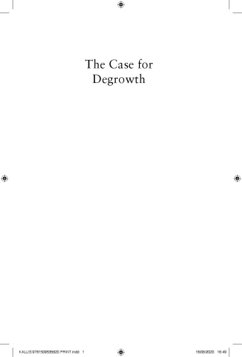 The Case for Degrowth