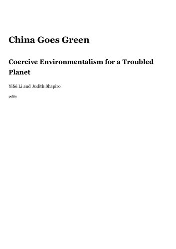 China Goes Green