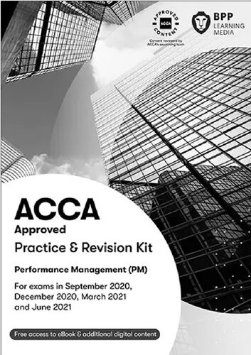 ACCA. Performance management (PM) : practice & revision kit.