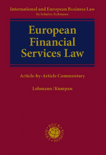 European Financial Services Law