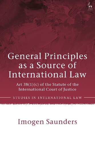 General Principles as a Source of International Law