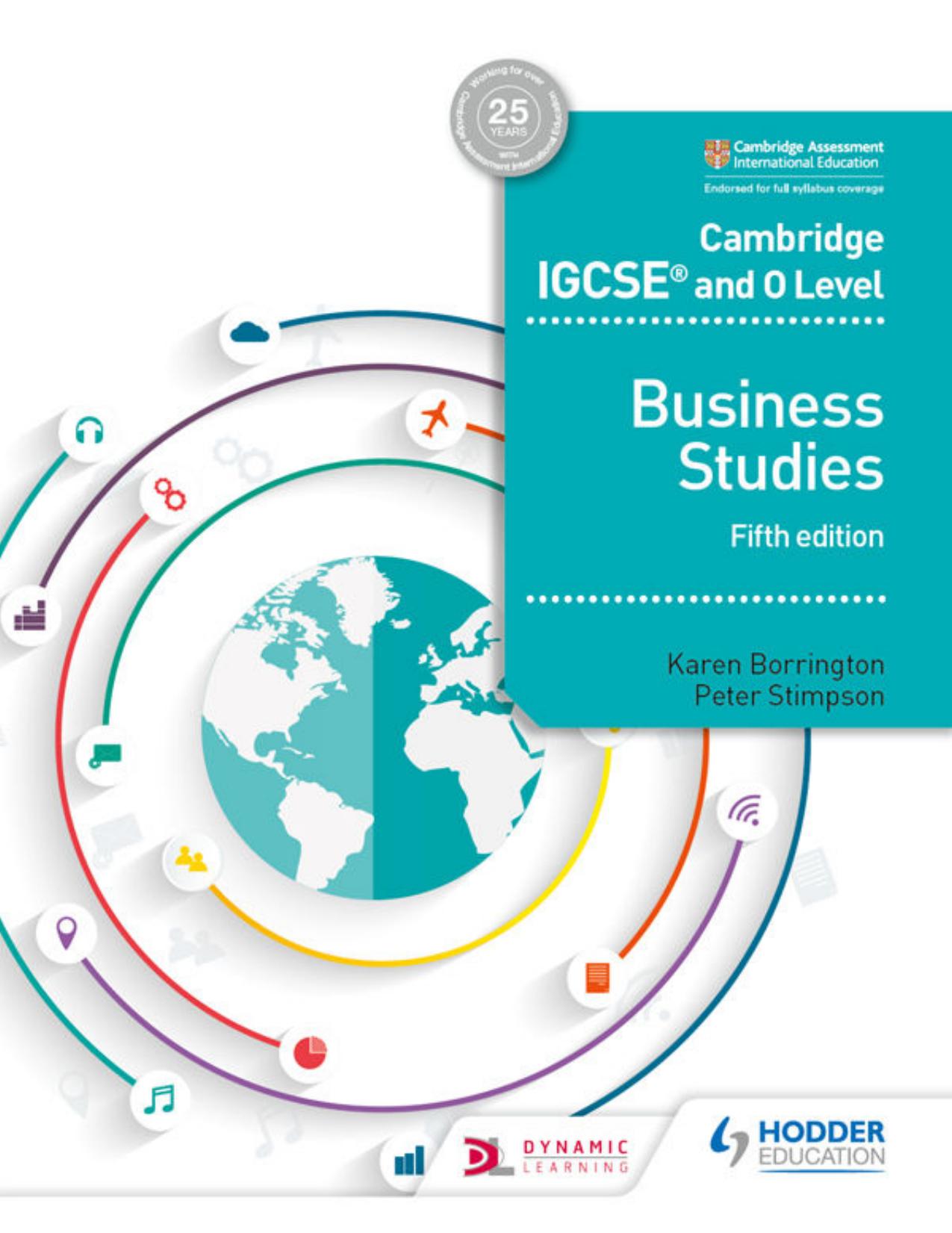 Cambridge IGCSE and O level business studies