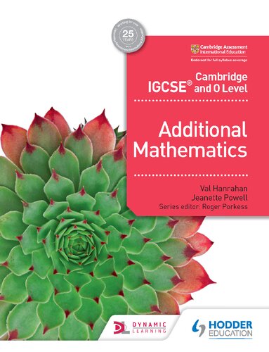 Cambridge IGCSE and O level additional mathematics