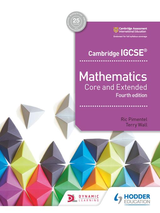 Cambridge IGCSE Mathematics Core and Extended