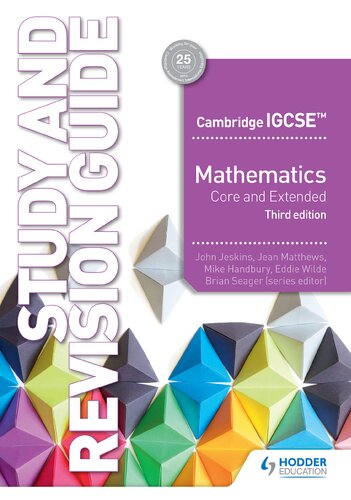 Camigcse Maths Core &amp; Extended Study &amp; Revision Guide 3rd Edition