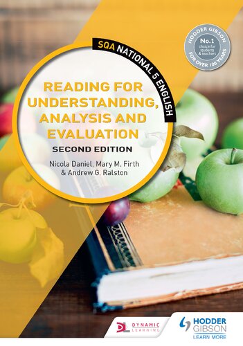 Reading for understanding, analysis and evaluation