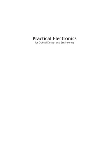 Practical Electronics for Optical Design and Engineering