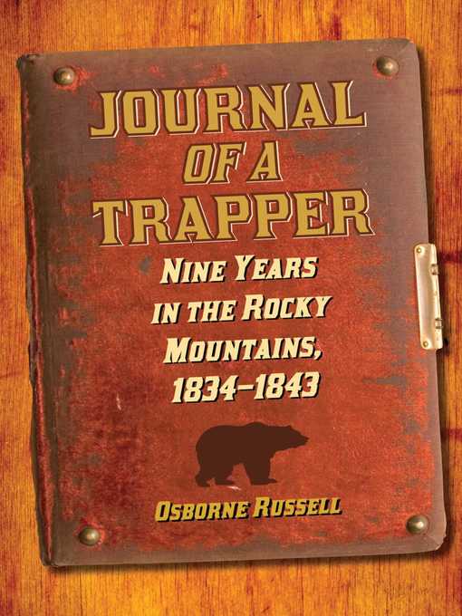 Journal of a Trapper