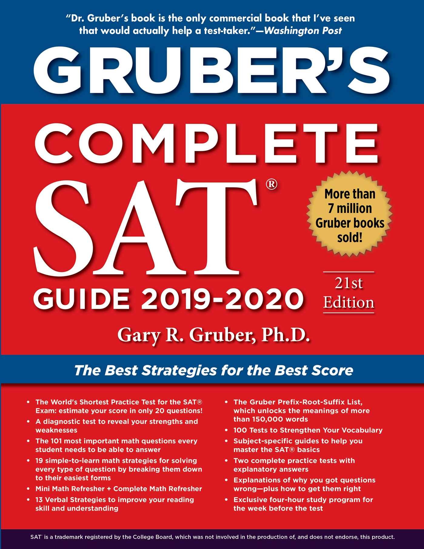 Gruber's Complete SAT Guide 2019-2020