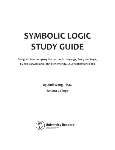 Symbolic Logic Study Guide