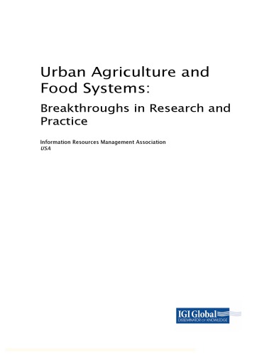 Urban Agriculture and Food Systems