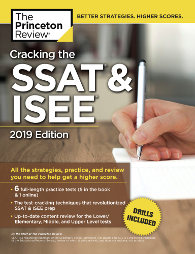 Cracking the SSAT & ISEE, 2019 Edition