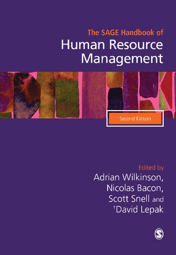 The Sage Handbook of Human Resource Management