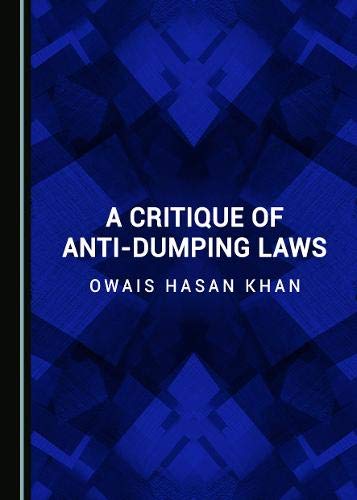 A Critique of Anti-Dumping Laws