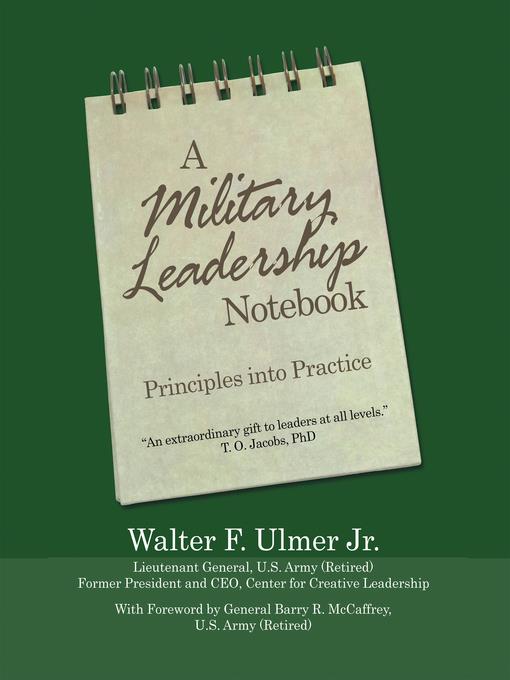 A Military Leadership Notebook