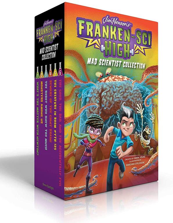 Franken-Sci High Mad Scientist Collection: What's the Matter with Newton?; Monsters Among Us!; The Robot Who Knew Too Much; Beware of the Giant ... The Good, the Bad, and the Accidentally Evil!