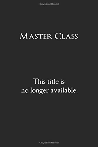 Master Class