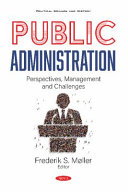 Public administration : perspectives, management and challenges