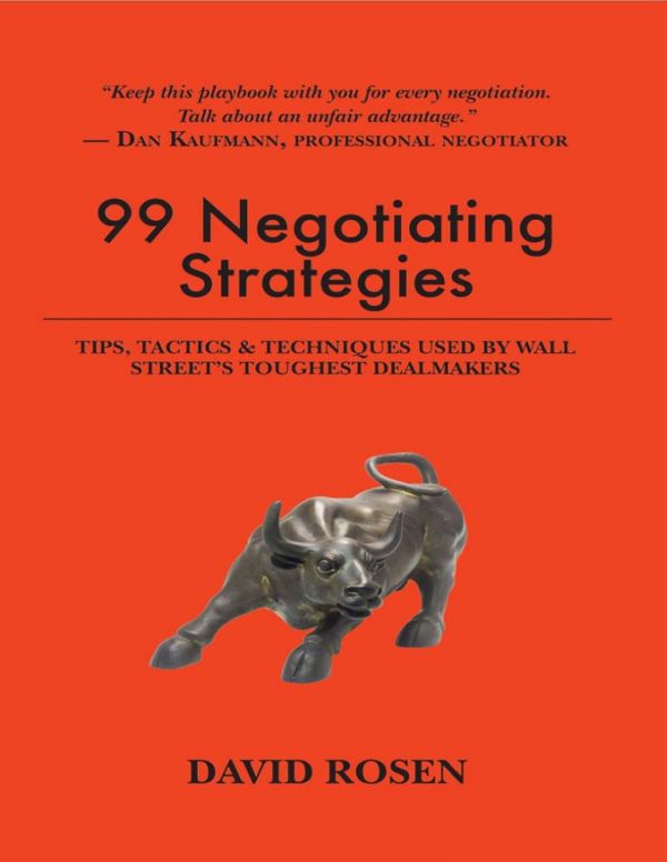 99 Negotiating Strategies