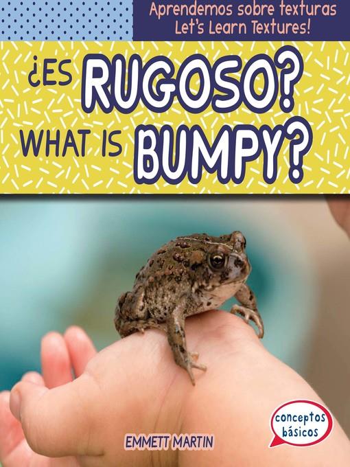 ¿Es rugoso? / What Is Bumpy?