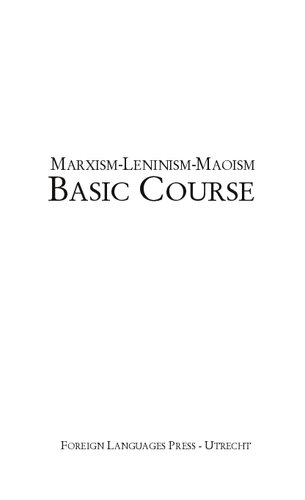 Marxism–Leninism–Maoism Basic Course