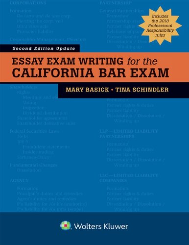 Essay Exam Writing for the California Bar Exam