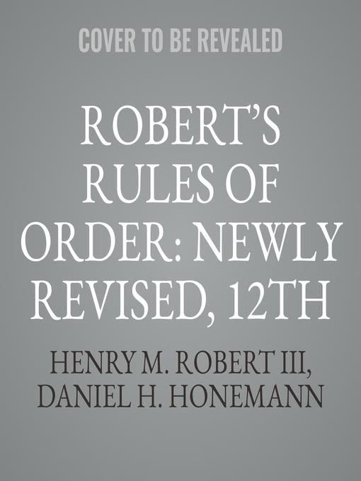 Robert's Rules of Order