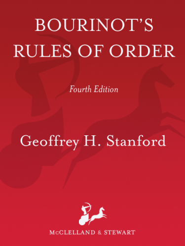 Bourinot's Rules of Order