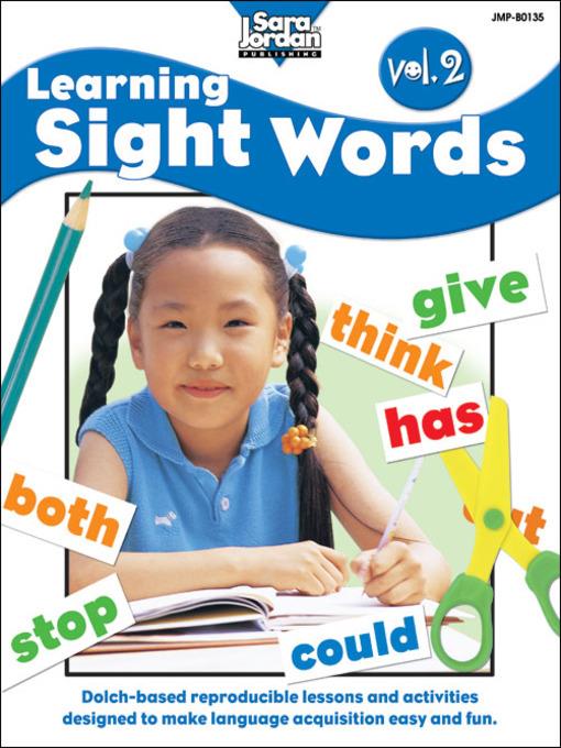 Learning Sight Words, Volume 2