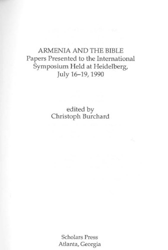 Armenia and the Bible