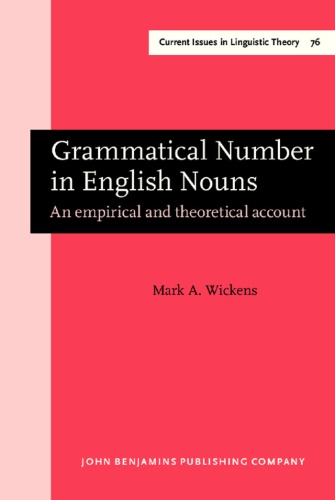 Grammatical Number In English Nouns