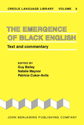 The Emergence of Black English