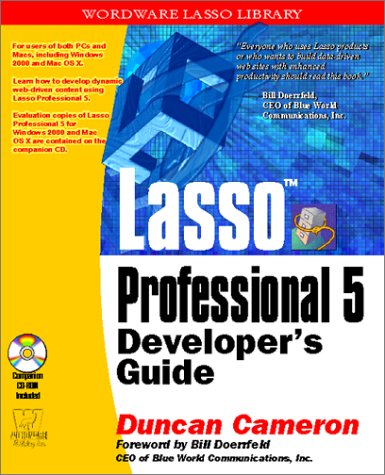 Lasso Professional 5 Developer's Guide [With CDROM]