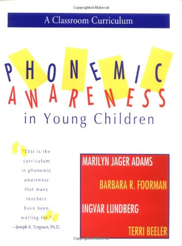 Phonemic Awareness in Young Children