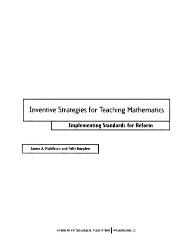 Inventive Strategies for Teaching Mathematics