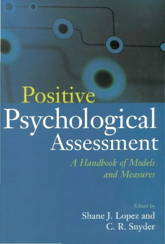 Positive Psychological Assessment