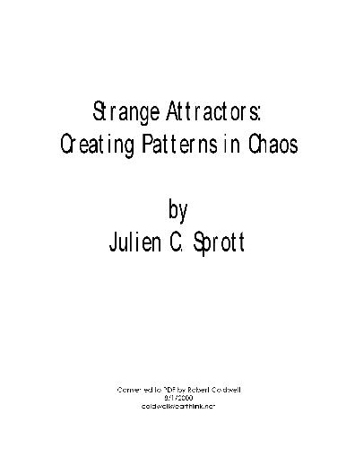 Strange Attractors