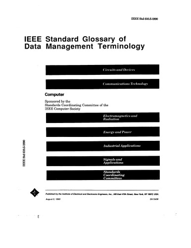 IEEE standard glossary of data management terminology