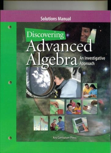 Discovering Advanced Algebra