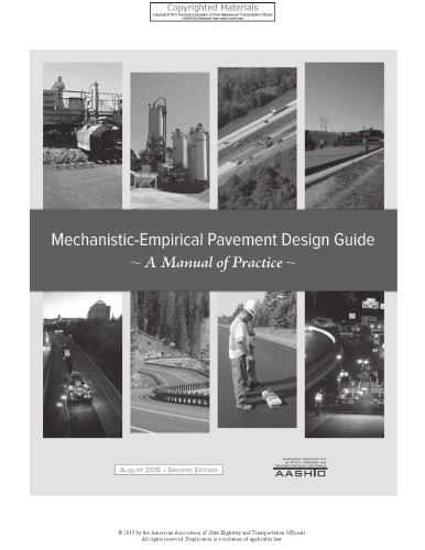 Mechanistic-Empirical Pavement Design Guide