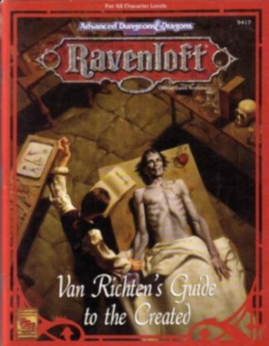 Van Richten's Guide To The Created