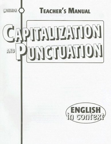 Capitalization and Punctuation