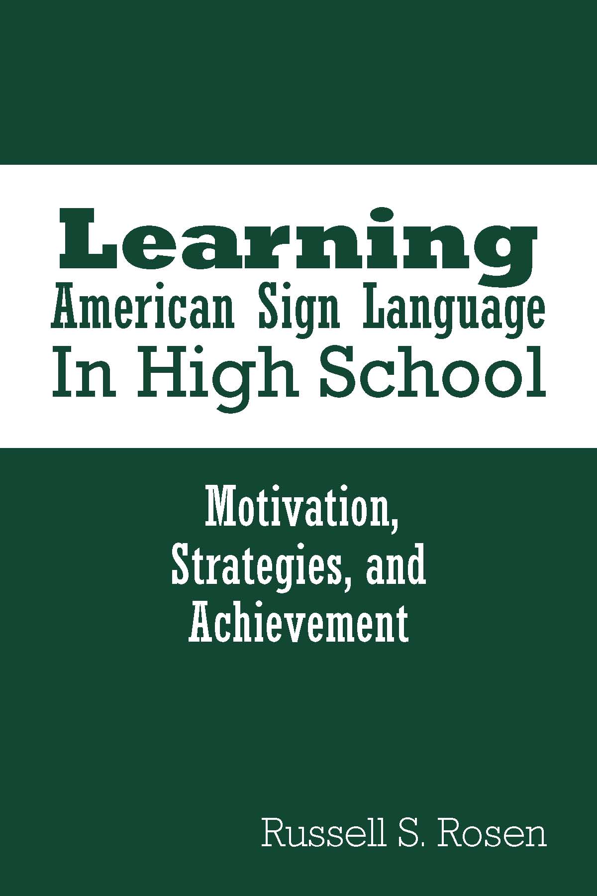 Learning American Sign Language in High School