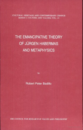 The Emancipative Theory of Jurgen Habermas and Metaphysics